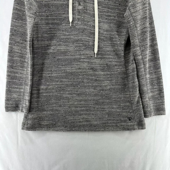 Straight Down Sweatshirt Womens Size M Hoodie Long Sleeve Tunic Pullover Gray - Picture 4 of 12